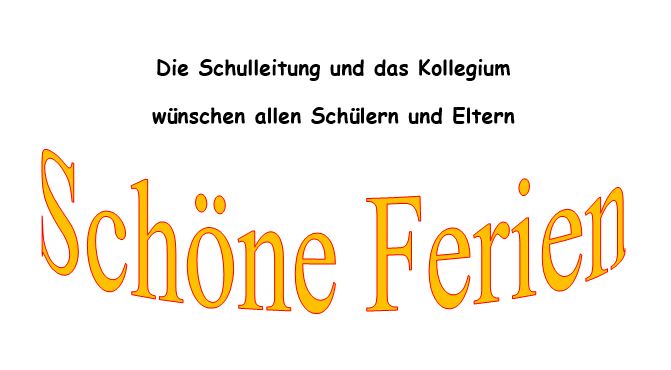 HP Grafik Sommerferien